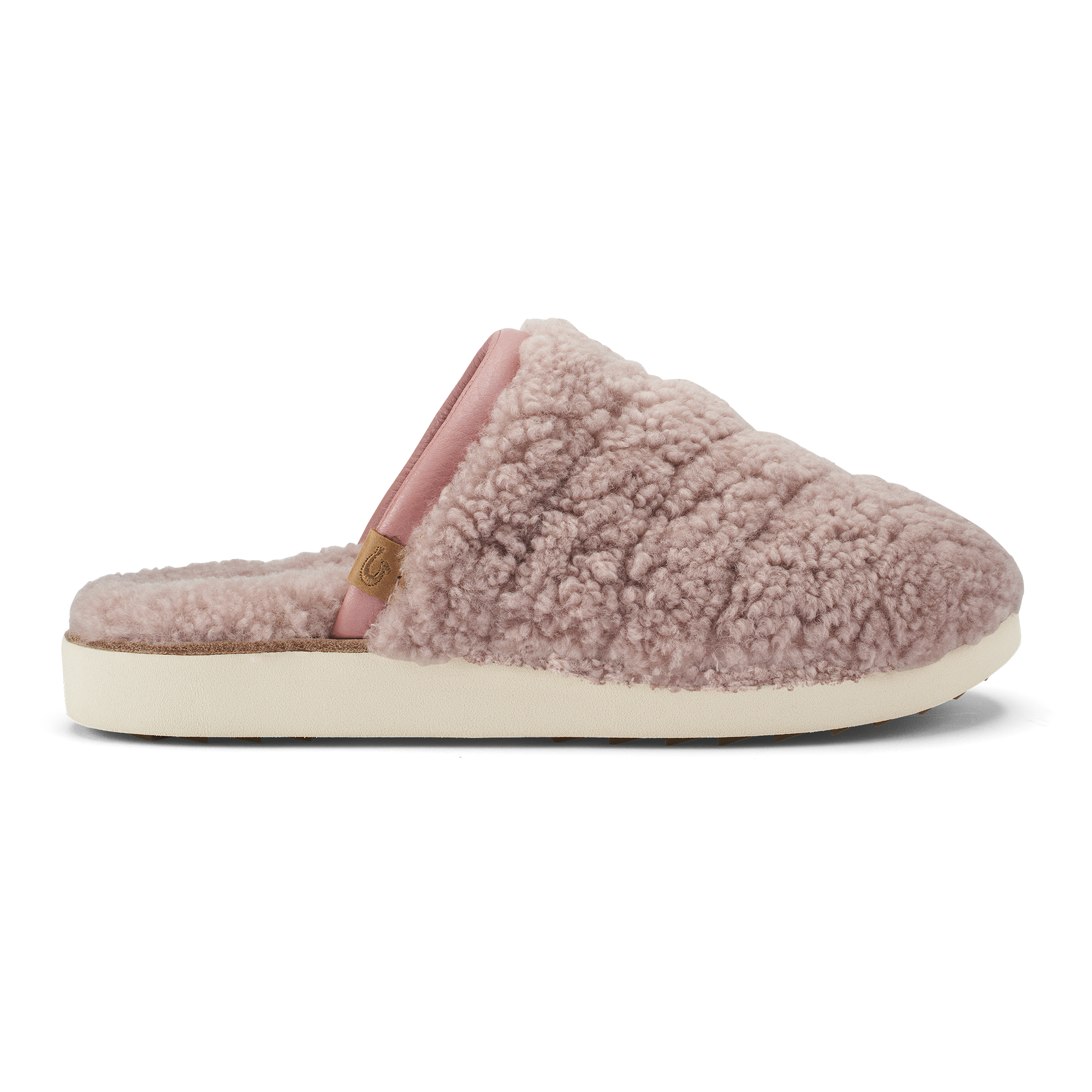 Pink and 2025 grey slippers