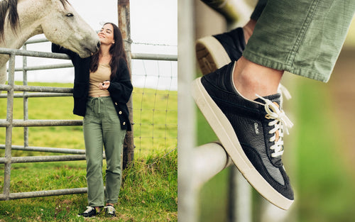 Transitioning from Summer to Fall with Leather Sneakers