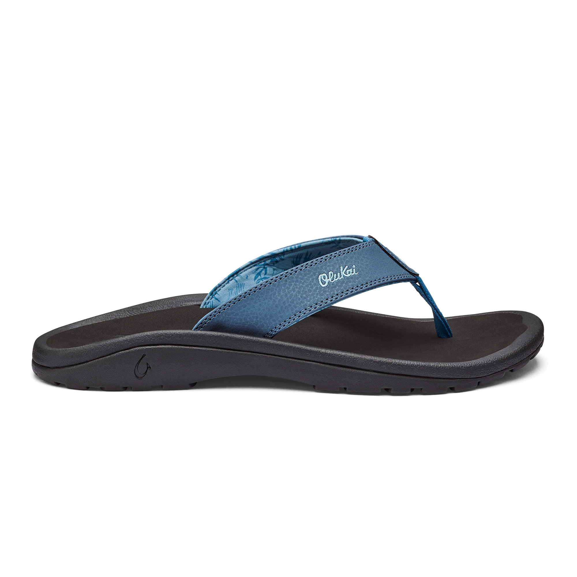 Ohana Men's Beach Sandals - Vintage Blue / Black | OluKai – OluKai
