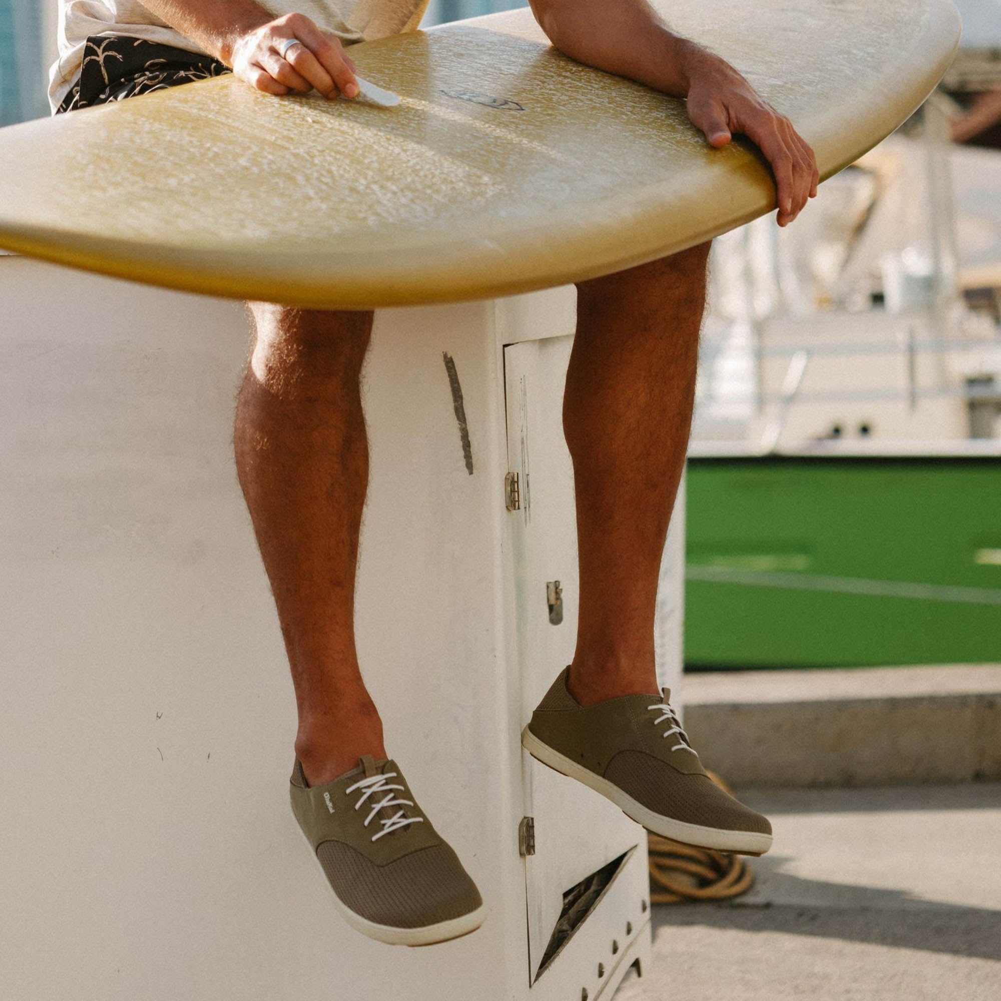 Nohea Moku Men's Sneakers - Clay / Tapa | OluKai – OluKai Canada