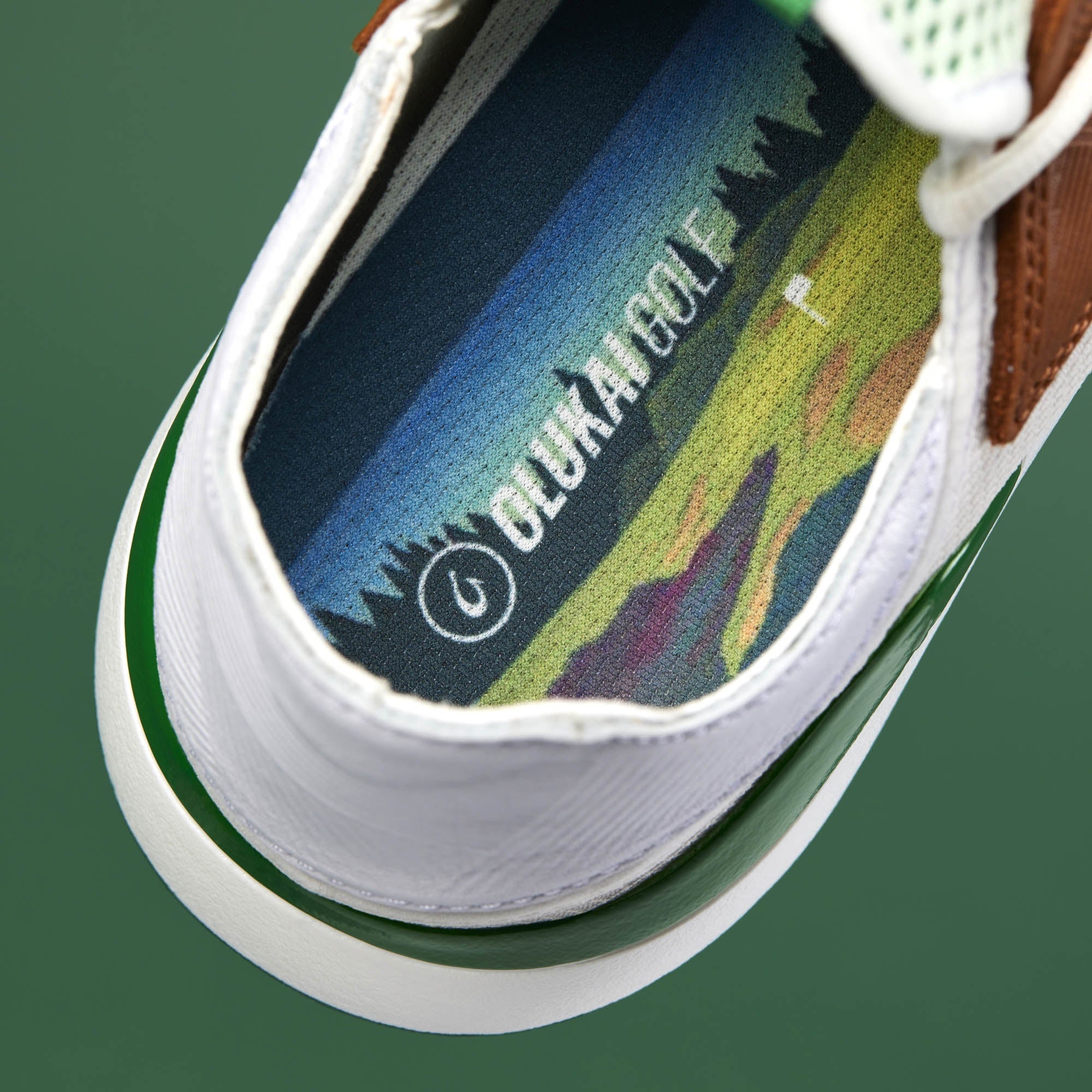  powerband ゴルフシューズ US11 Manele Men's Breathable Golf Shoes - White / Bamboo | OluKai