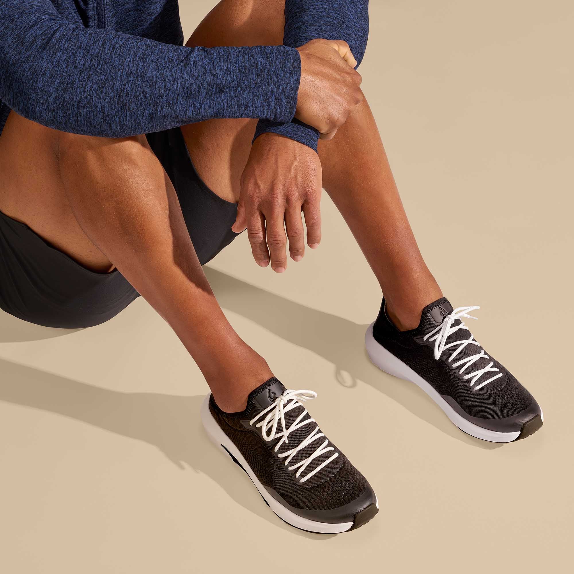 Kāholo Men's Athletic Trainer Shoes - Black | OluKai – OluKai Canada