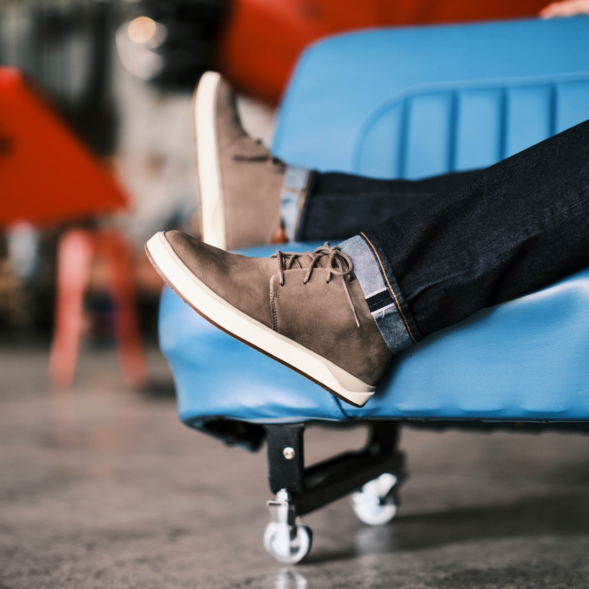 Papakū 'Ili Men's Leather Boots- Mustang | OluKai – OluKai Canada