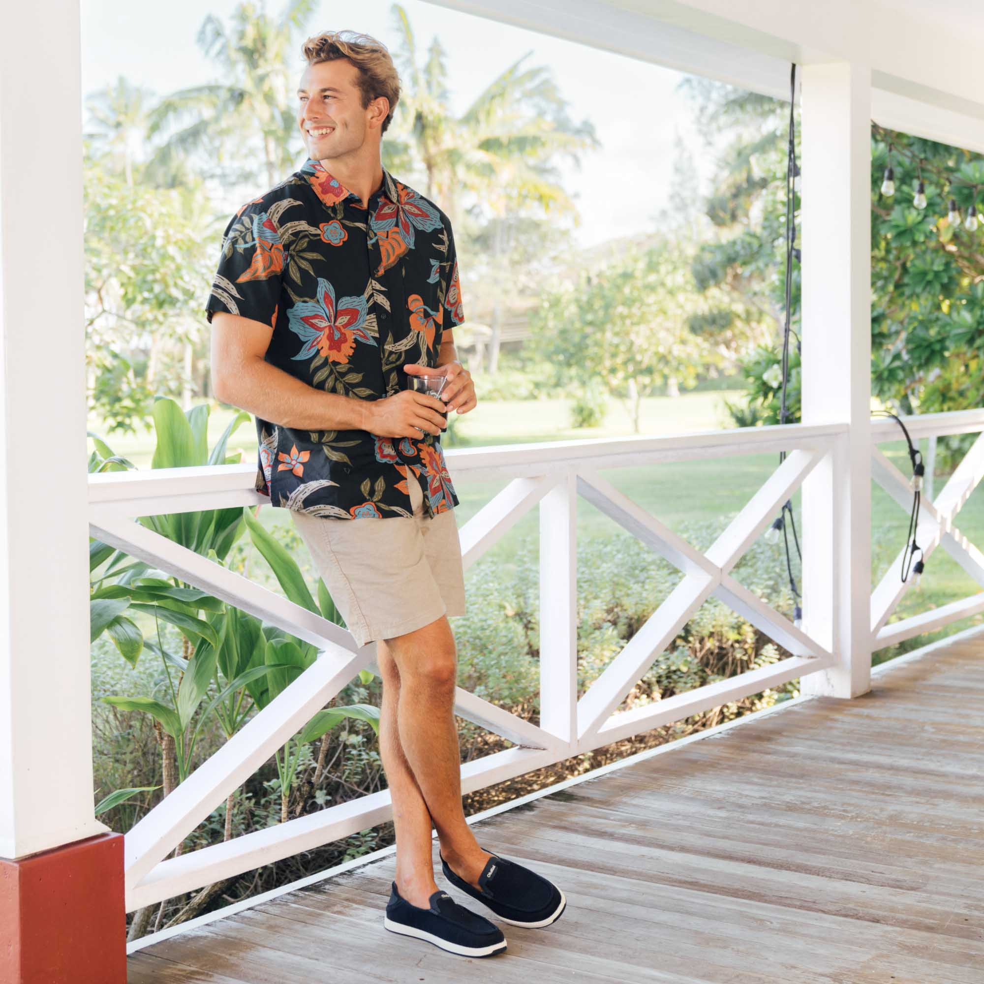 Kākaha Mesh Men's Slip-On Shoes - Navy | OluKai – OluKai Canada