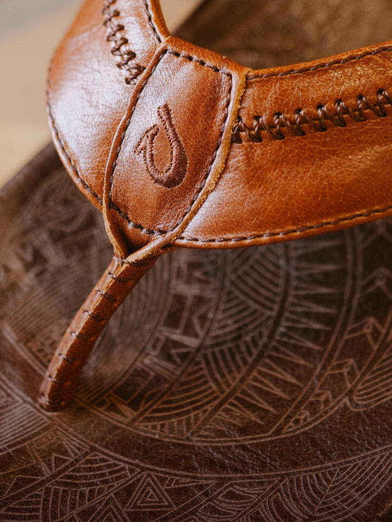 OluKai Hiapo - Lava Rock | Men's Leather Beach Sandals – OluKai Canada