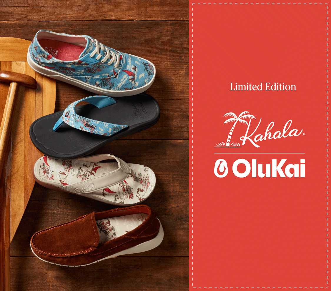 Olukai Pehuea Black Women's Slip On