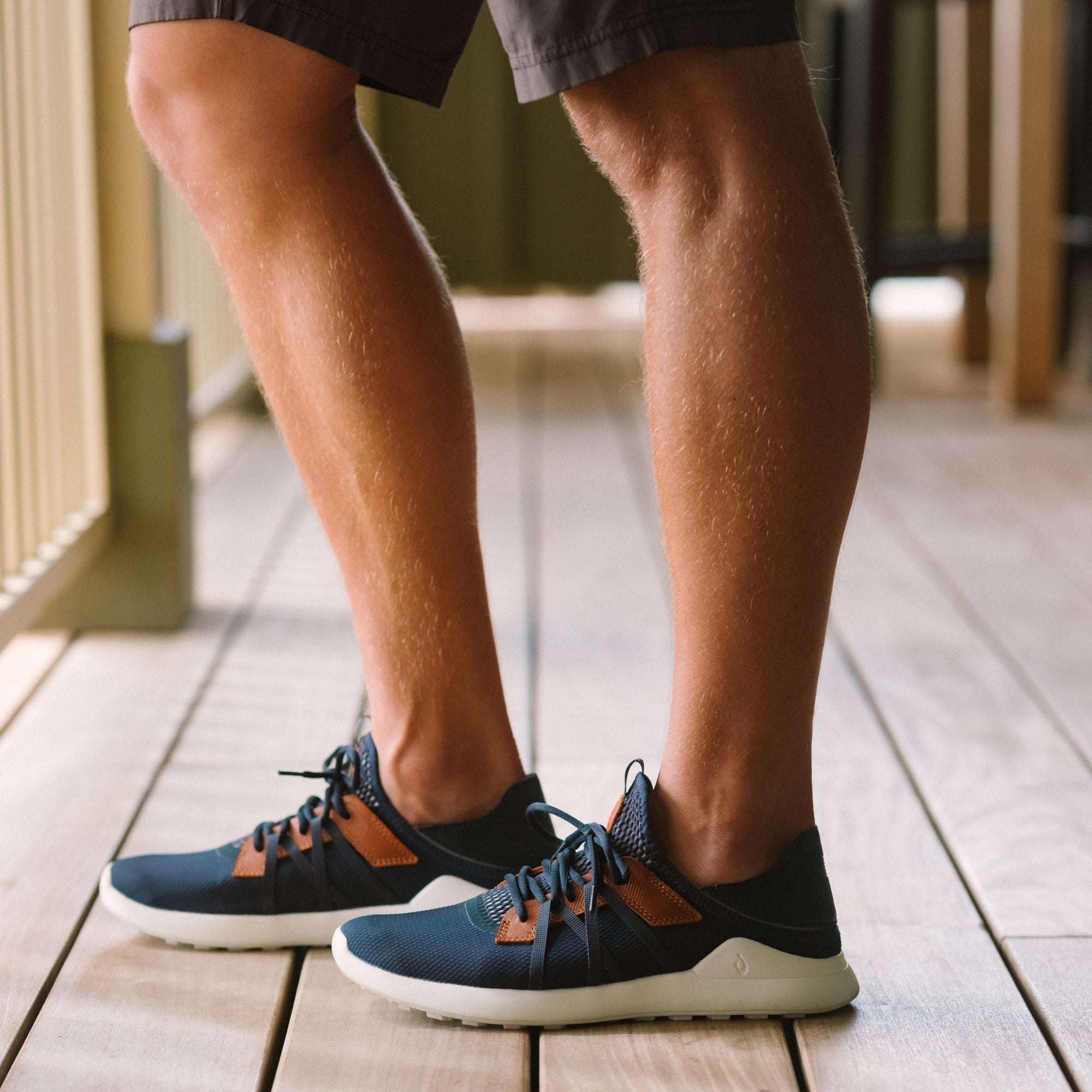 Manele Men’s Golf Shoes White / Bamboo OluKai OluKai Canada