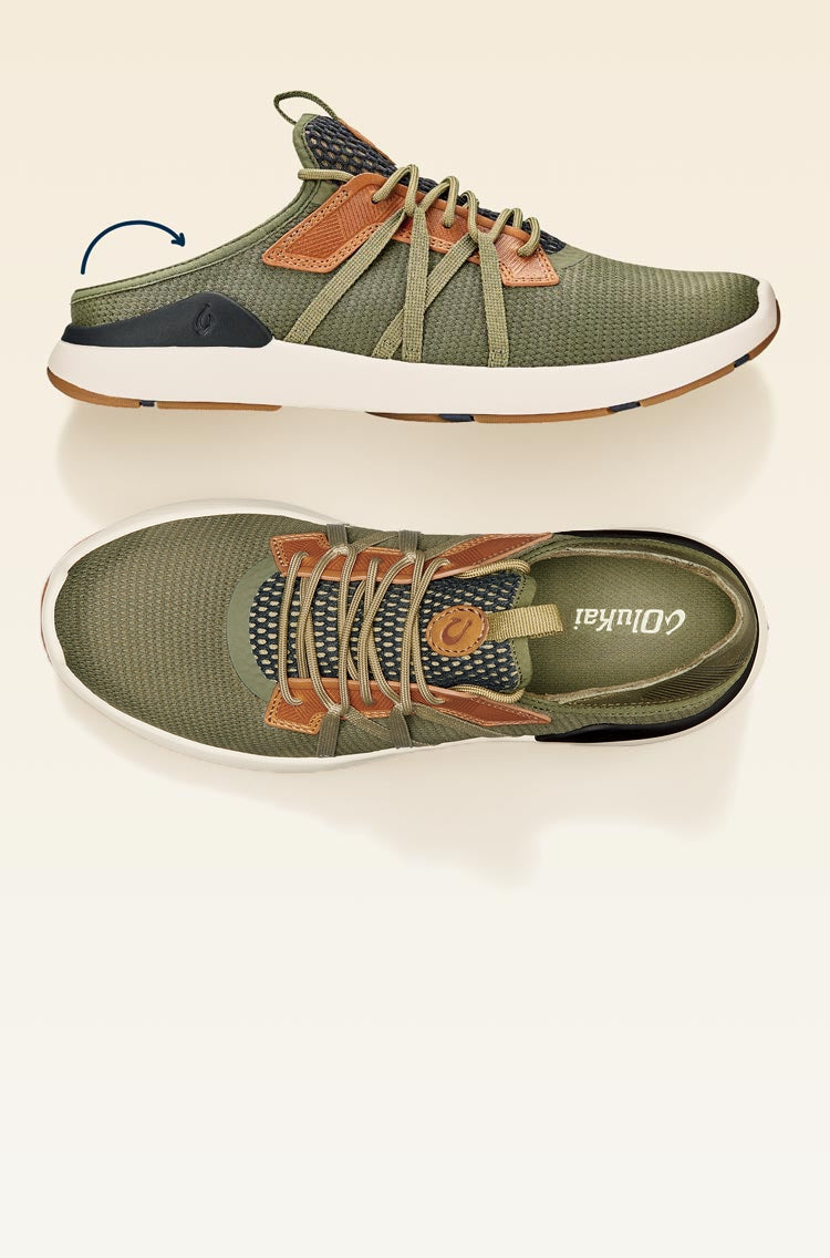 Mio Lī Men's Athletic Shoes - Pavement / Vintage Indigo | OluKai