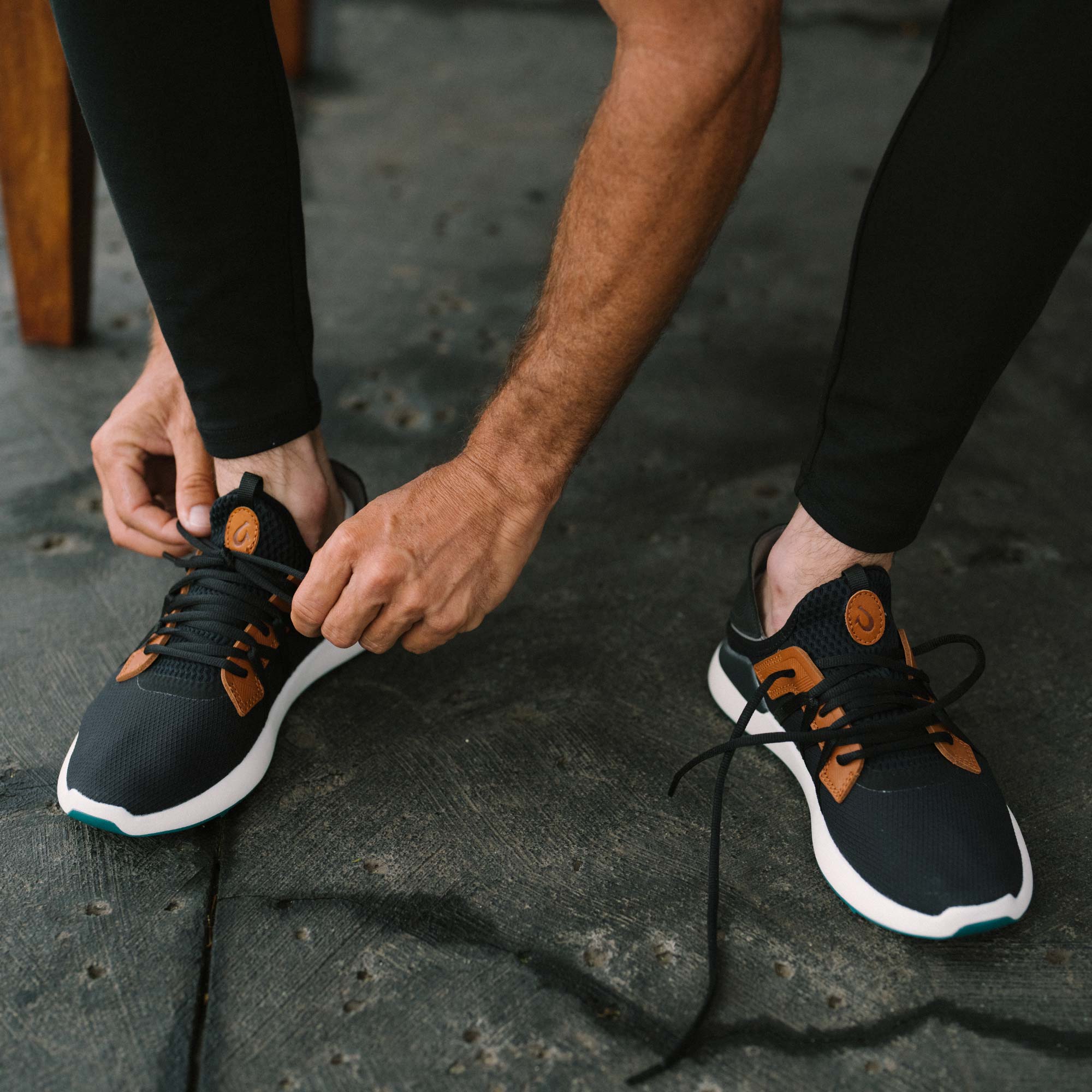 Manele Men’s Golf Shoes White / Bamboo OluKai OluKai Canada