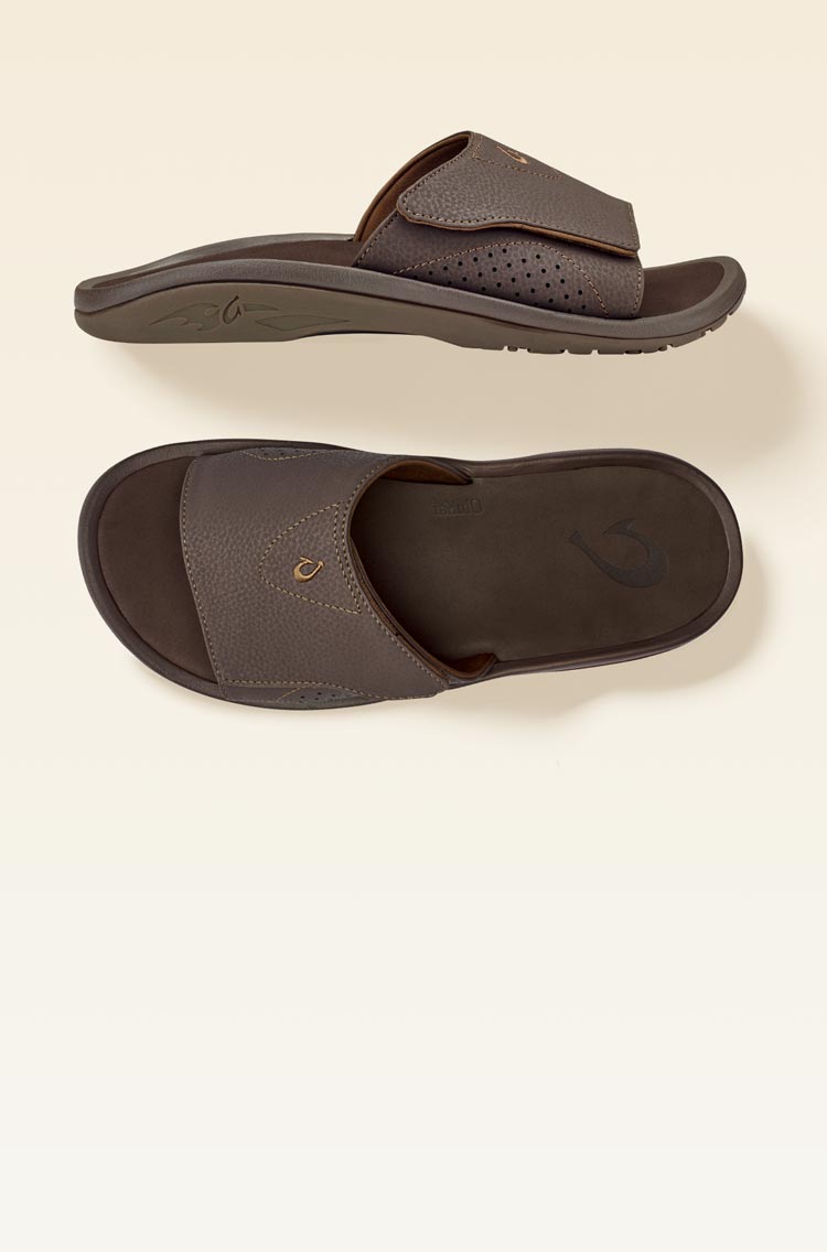 OluKai Men’s Nalu Slide Sandals - Premium Design