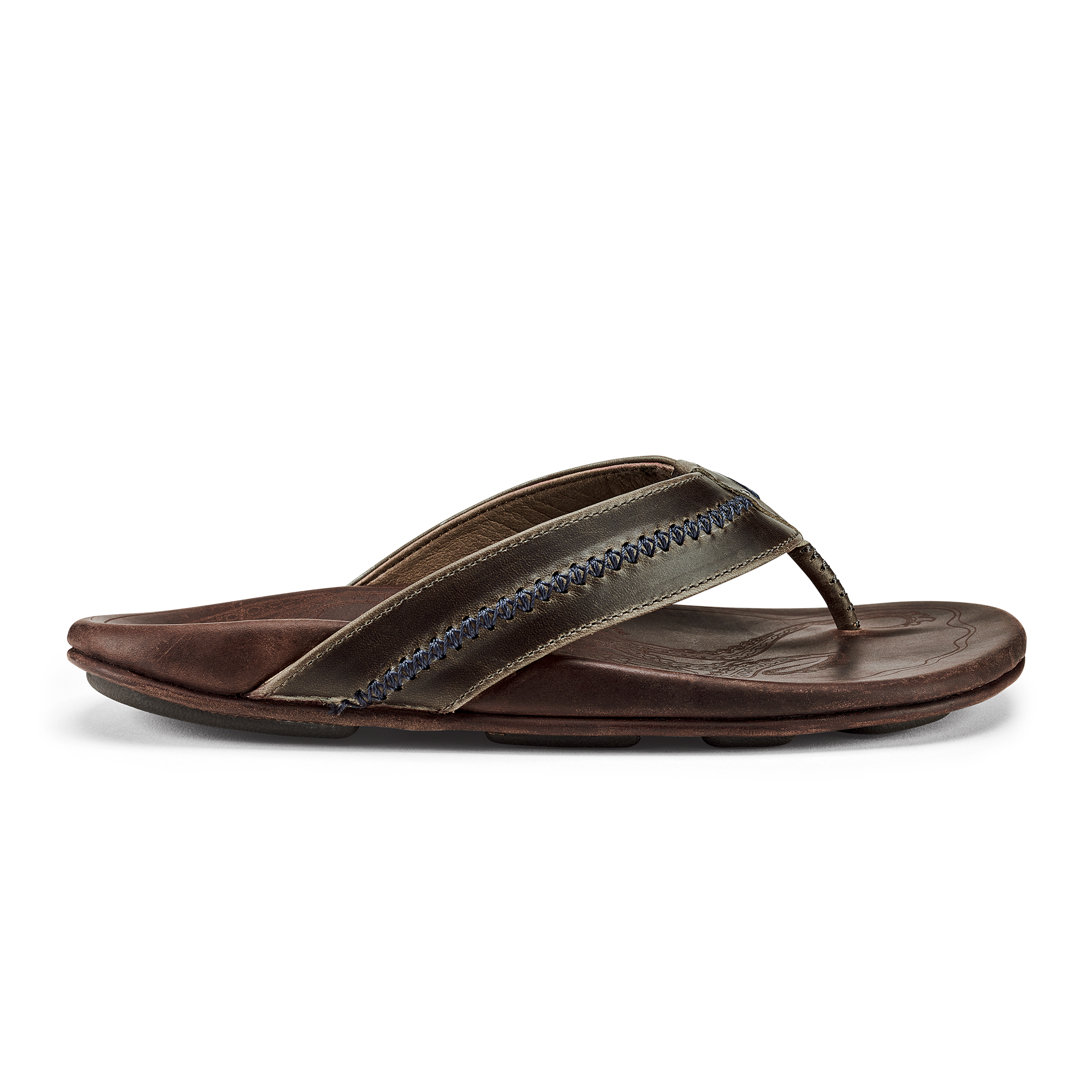 OluKai Hokua Leather Men s Beach Sandals OluKai Canada