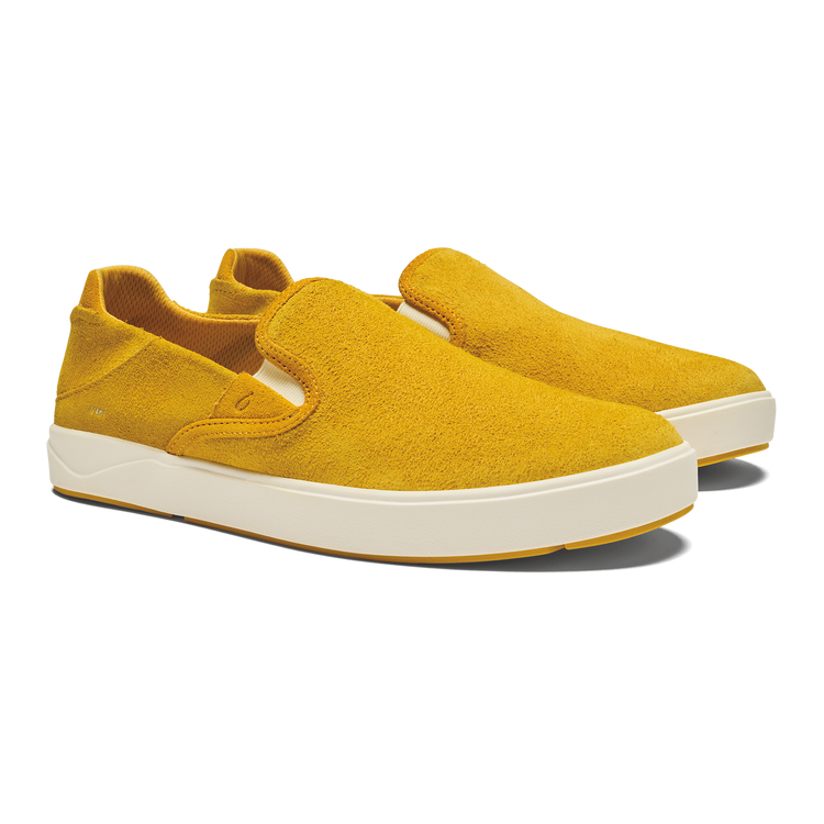Yellow slip on sneakers hotsell