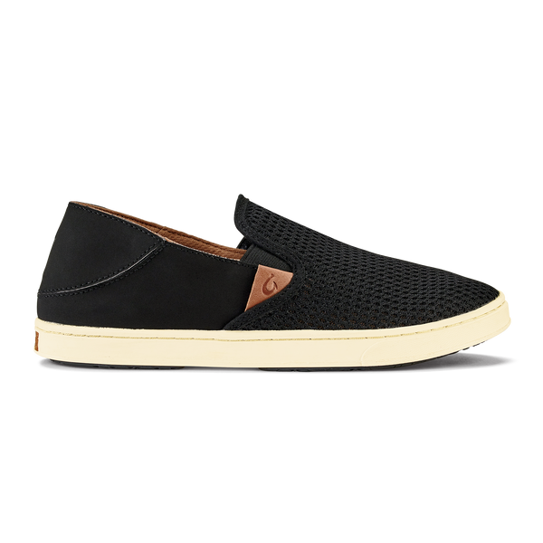 Olukai pehuea leather black 2025